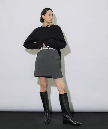 UNITED TOKYO 그런지 미니 스커트