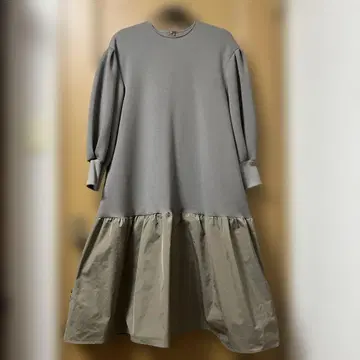 새상품급 kokIA 이소재 티어드 롱 원피스