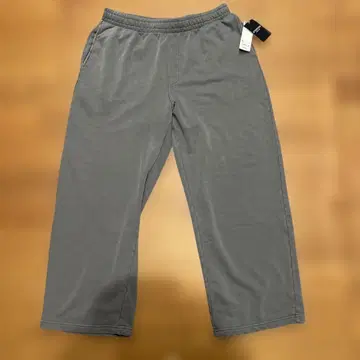 GU 워시드 맨투맨 와이드 팬츠 05 그레이 XL