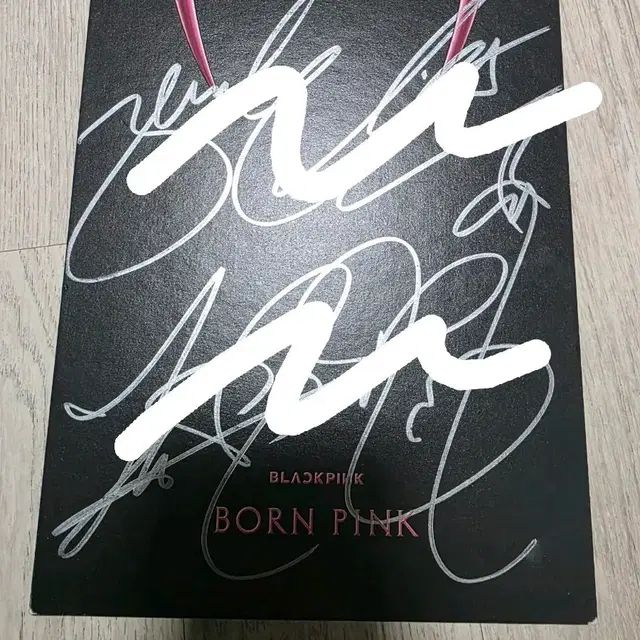 (비매) 블랙핑크 본핑크 싸인앨범