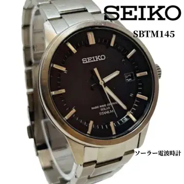 SEIKO 솔라 전파 시계 SBTM145 7B52-0ADO 경량 티타늄제