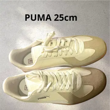 새상품 푸마 아미 트레이너 25cm 베이지