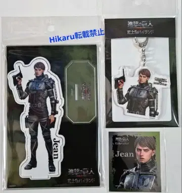 진격의 거인 장 아크릴 스탠드 아크릴 키링 스티커 후지큐