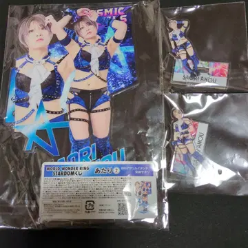 STARDOM 복권 아크릴 스탠드 안노 사오리 컴프 세트