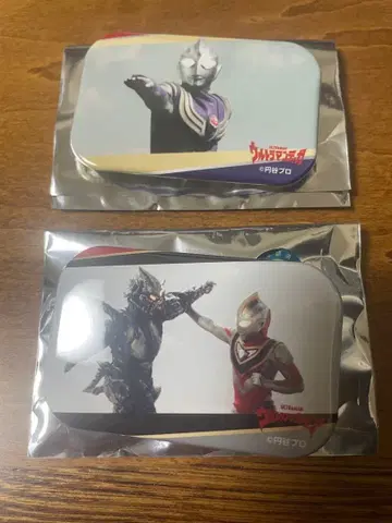 울트라맨 티가 울트라맨 가이아 블라인드 스탠드 캔뱃지 2종 세트