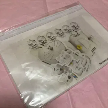도라에몽 클리어 케이스 스태셔너리 세트 스티커 12장입 새상품