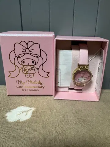 산리오 마이멜로디 50주년 리본 공주 손목시계 워치