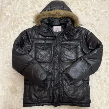 AVIREX 다운 퍼 포함 블랙