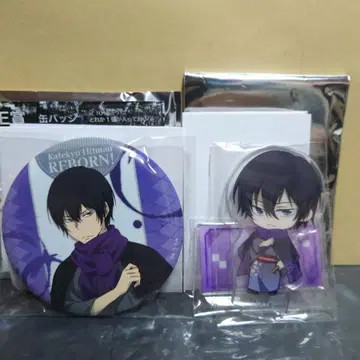 가정교사 히트맨 REBORN! 복권 히바리 쿄야 캔뱃지 아크릴 스탠드