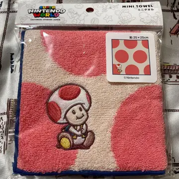 유니버셜 USJ 마리오 키노피오 미니 타월