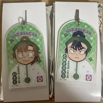 닌타마 로손 식만류삼랑 선법사 이작 키링 세트 6하