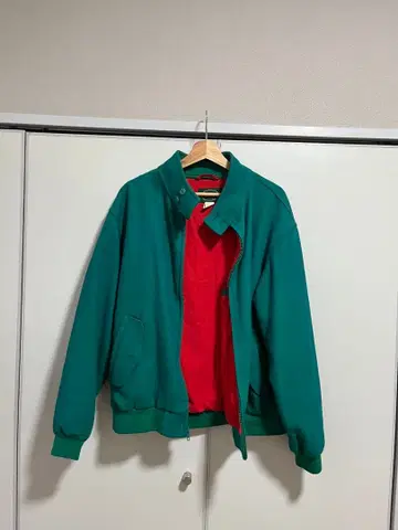 IZOD 90s 울 해링턴 자켓 드리즐러 자켓