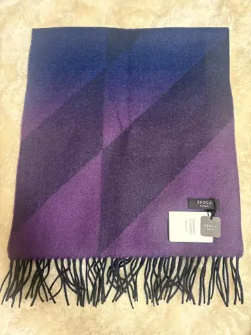 미사용 에포카 우오모 머플러 남성용 EPOCA UOMO 캐시미어 100