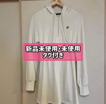 Heather 후드 맨투맨 미니 원피스