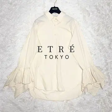 24년 새상품급 ETRE TOKYO 프릴 커프스 셔츠 정가 2.6