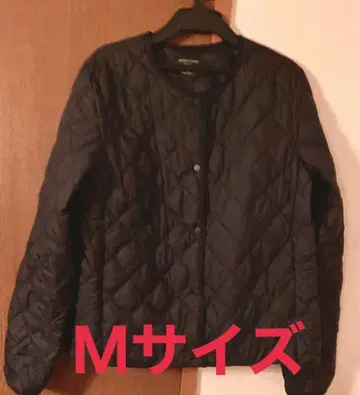 유니클로 퍼프 테크 퀼팅 자켓 웜 패디드 M 블랙