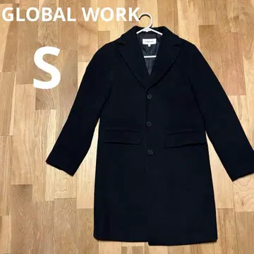 글로벌 워크 네이비 체스터 코트 S 사이즈 GLOBAL WORK