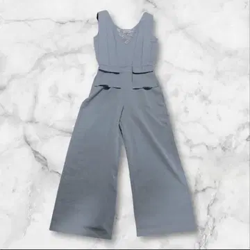 [ 레어 새상품급 ] 셰리모나 라이트 블루 올인원 레이스 슬리브리스