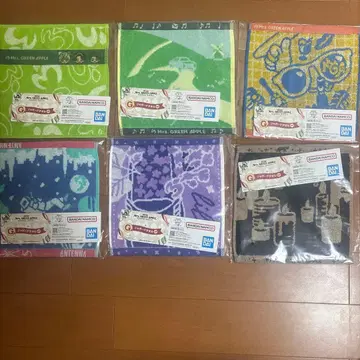 반다이 뮤직 테마 타월 6개 세트