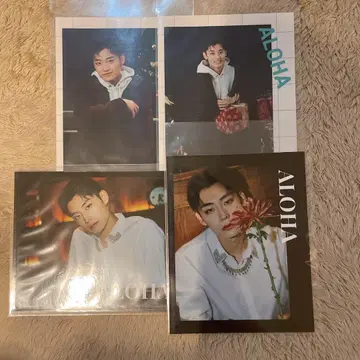 초특급 알로하 키라리 브로마이드 4장 세트