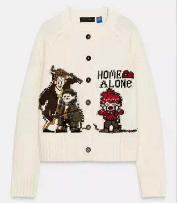 ZARA 홈 애로우 니트 가디건