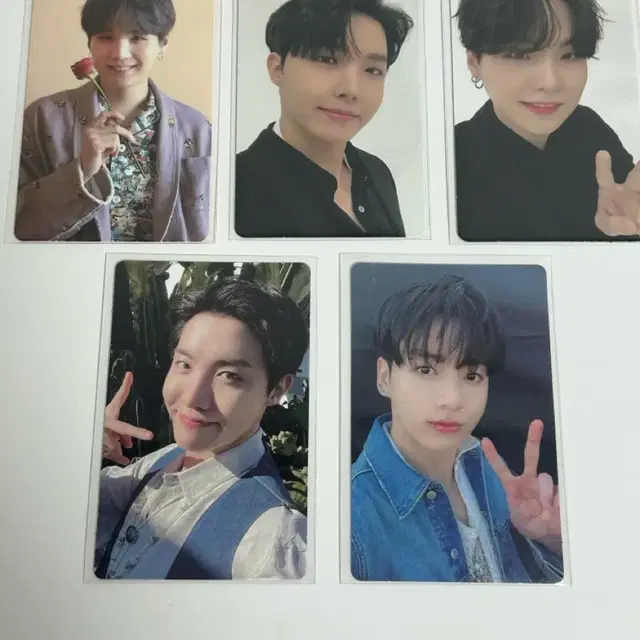 방탄 19 20 21 메모리즈 포카 윤기 슈가 제이홉 호석 정국 포카