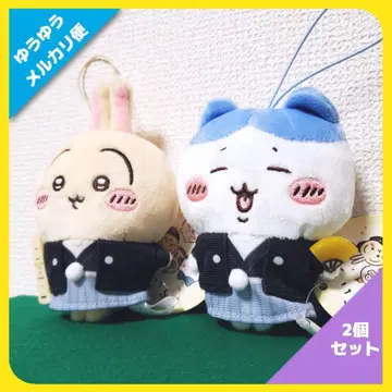 치이카와 (먼작귀) 설날 마스코트 2종 세트 (토끼/하치와레)