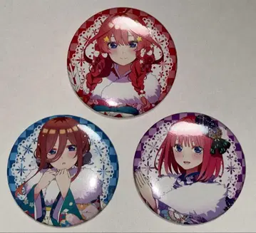 5등분의 신부 하레기 HAREGI 스마일 베이스 카페 캔뱃지 세트