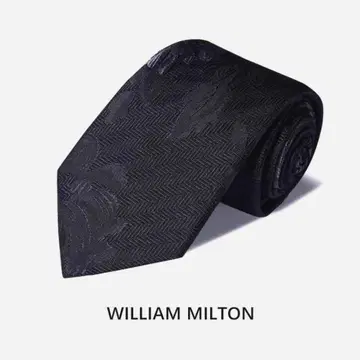 넥타이 결혼식 포멀 비즈니스 플라워 블랙 꽃무늬 실크