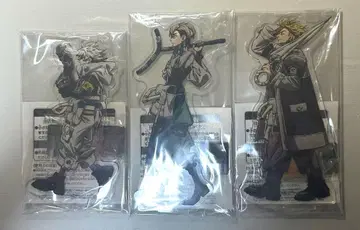가치액터 스탠드 포함 아크릴 플레이트 남코 한정판 3종 세트