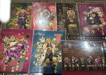 제일복권 죠죠 월드 죠죠 I상 클리어 포스터 컴플리트