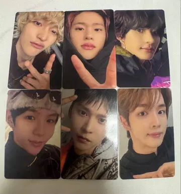 RIIZE FAME HMV 럭키 드로우 6장 세트 컴프 트레이딩 카드