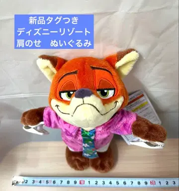 닉 주토피아 디즈니 리조트 어깨 위 봉제 인형