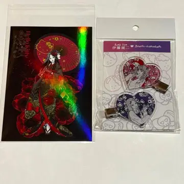 이토 준지 x 산리오 캐릭터즈 갸루 토미에 헤어 클립 세트