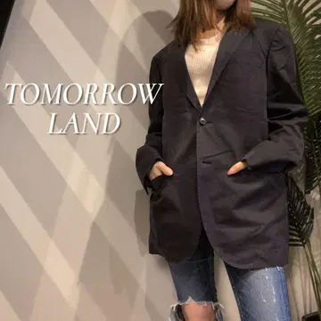 TOMORROW LAND 싱글 버튼 테일러드 자켓 남성용