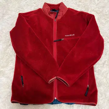 mont-bell 플리스 자켓 레드 L