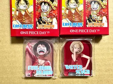 ONE PIECE 루피 코스튬 아크릴 블록 2세트
