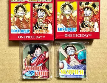 ONE PIECE 루피 코스튬 아크릴 블록 2세트