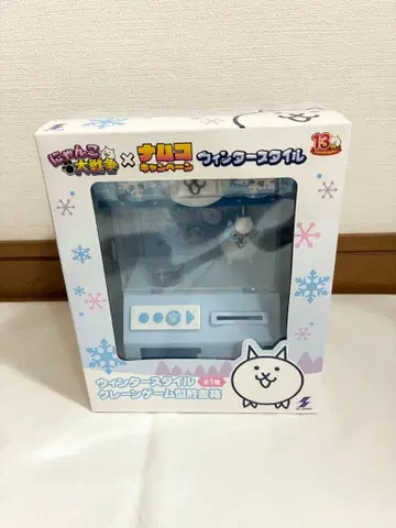 남코 한정판 냥코 대전쟁 윈터 스타일 뽑기 게임형 저금통