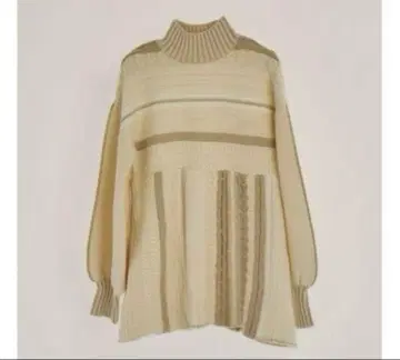 [ Eaphi ] strata design knit ivory