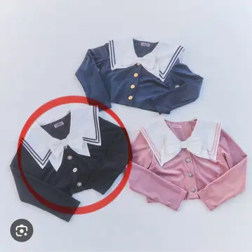 Starry lillilly 마법소녀 세일러 가디건 블랙