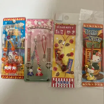 지역 한정 키티 키티 스트랩 키티 매듭 장식 지역 한정 헬로키티 산리오
