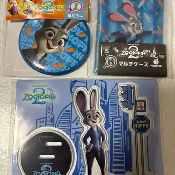 주토피아 해피 복권 멀티 케이스 캔 거울 아크릴 스탠드 주디