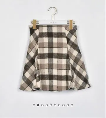 evelyn 하이웨스트 체크 스커트 F 사이즈