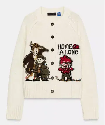 ZARA x HOME ALONE 니트 가디건