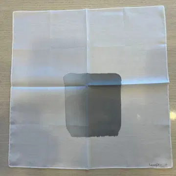 이우환 리움 미술관 손수건 그레이 8개 세트