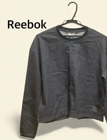 [새상품] 리복 클래식 맨투맨 트레이닝복 블랙 백 슬릿