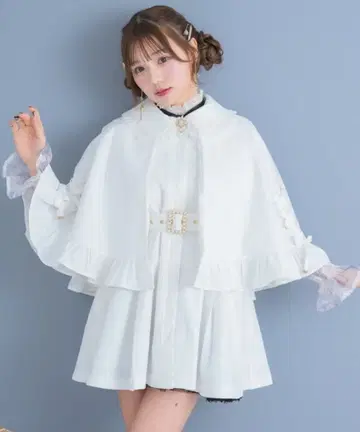 ROJITA 망토 코트 화이트