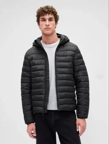 GAP 리사이클 후드 부착 퍼퍼 자켓 S