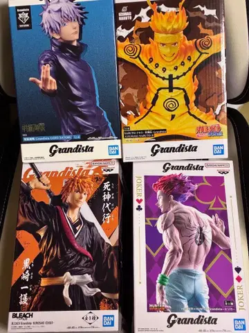 Grandista 피규어 4체 세트 고죠 나루토 이치고 히소카